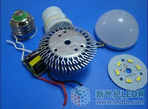 6款低成本led球泡灯内部结构解密(上)-产品设计-中国